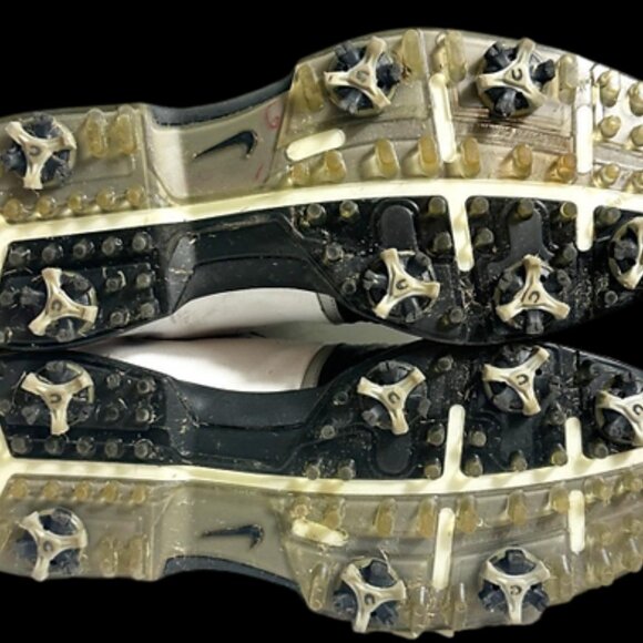 NIKE ZOOM TROPHY 483246 101 WHITE LEATHER WATERPROOF GOLF SHOES MEN'S US… - Picture 7 of 8